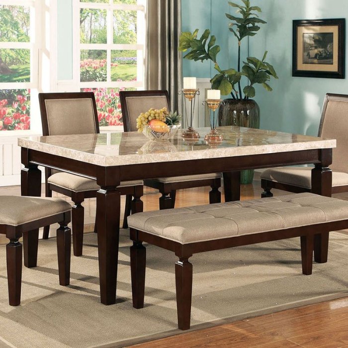 Marble Top Dining Table Set - Ideas on Foter Marble top dining table set